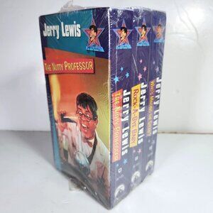 SEALED Jerry Lewis VHS 3‑Pack Nutty Professor Rock‑A‑Bye Baby Store